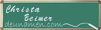Christa Beimer Visitenkarte